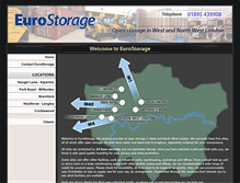 Tablet Screenshot of eurostorage.co.uk